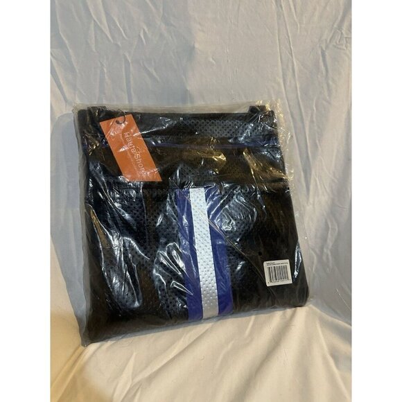 Haute Shore Blake Avenue Neoprene Crossbody Bag – Faux leather black Blue - Picture 2 of 3